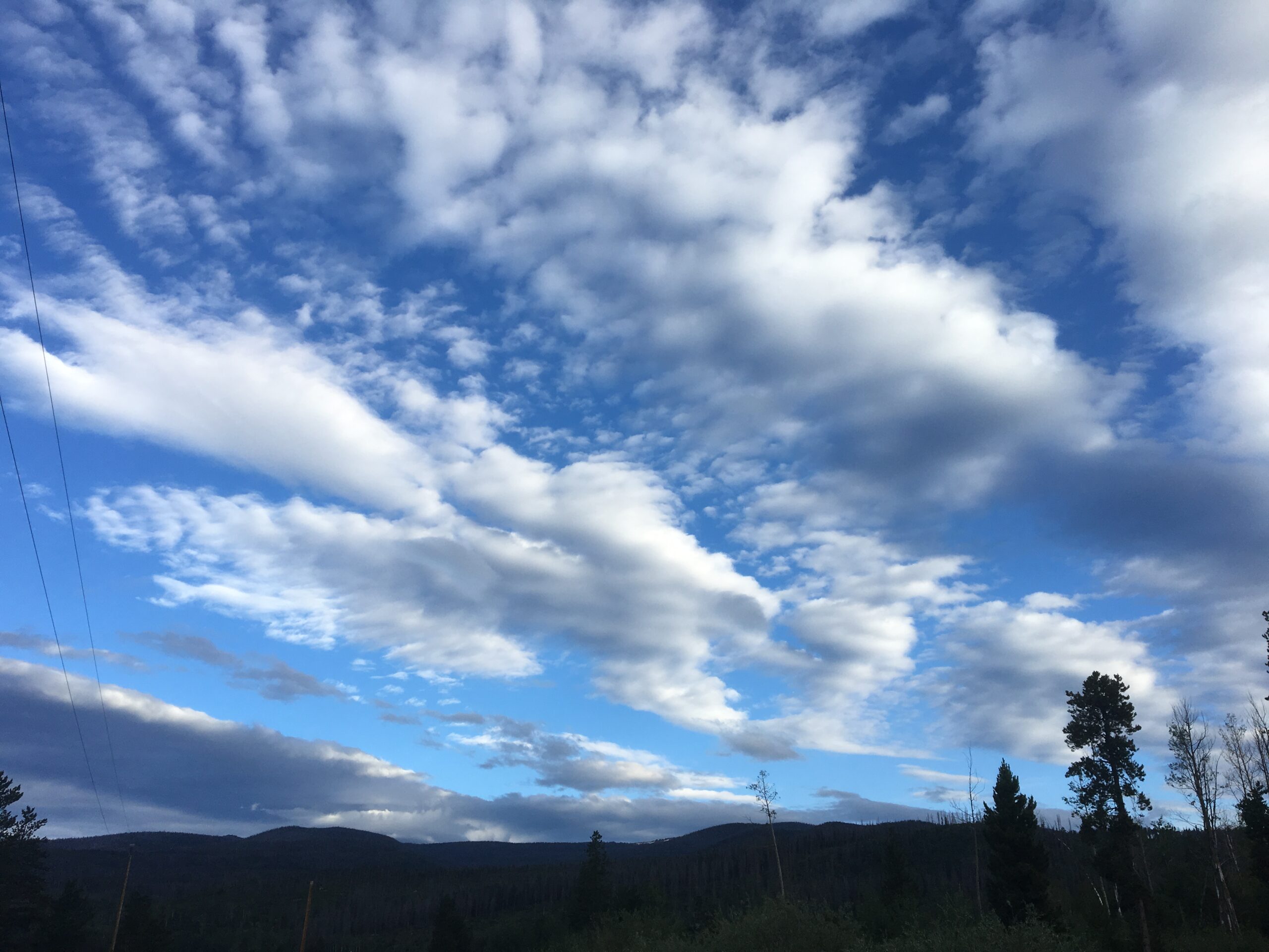 Sky with clouds